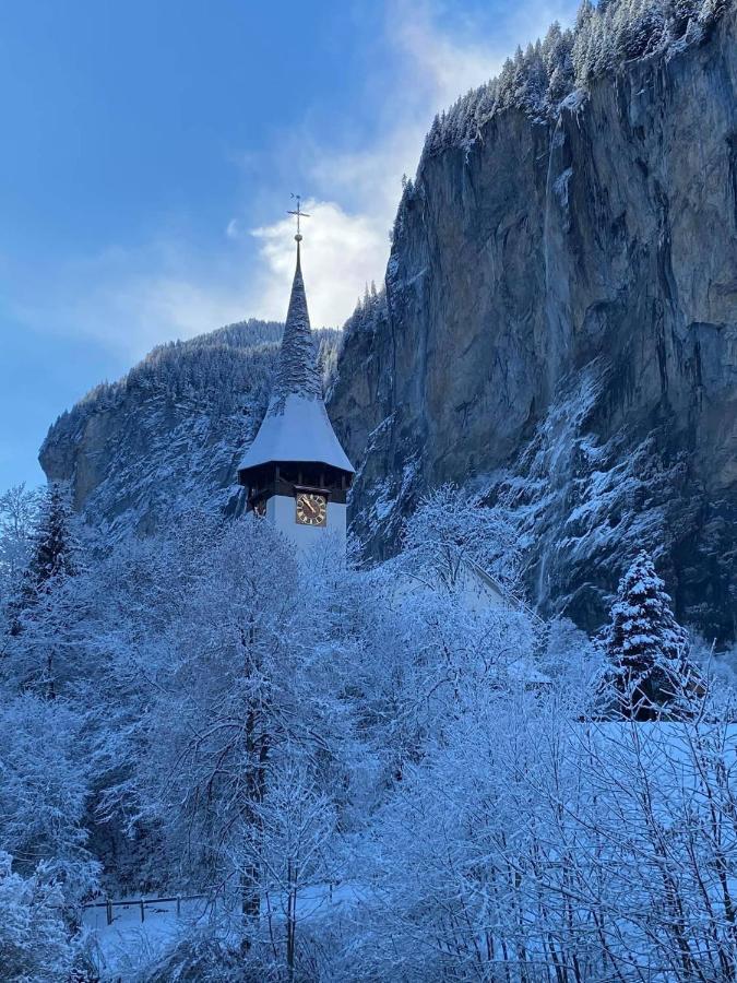 Ferienwohnung Talhaus Lauterbrunnen Exterior foto