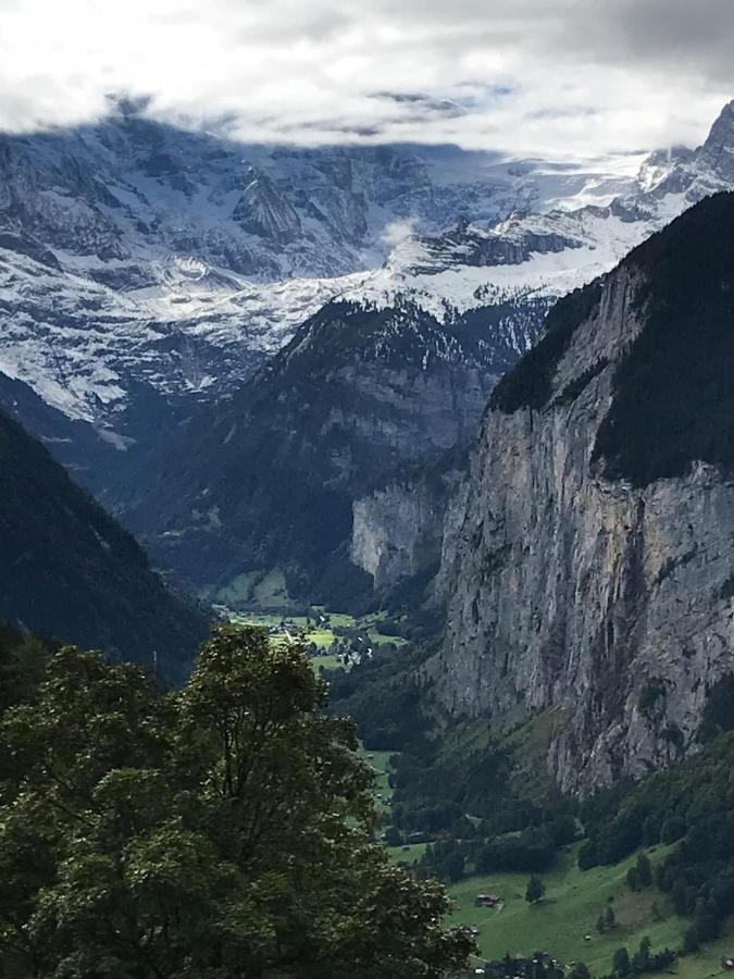 Ferienwohnung Talhaus Lauterbrunnen Exterior foto